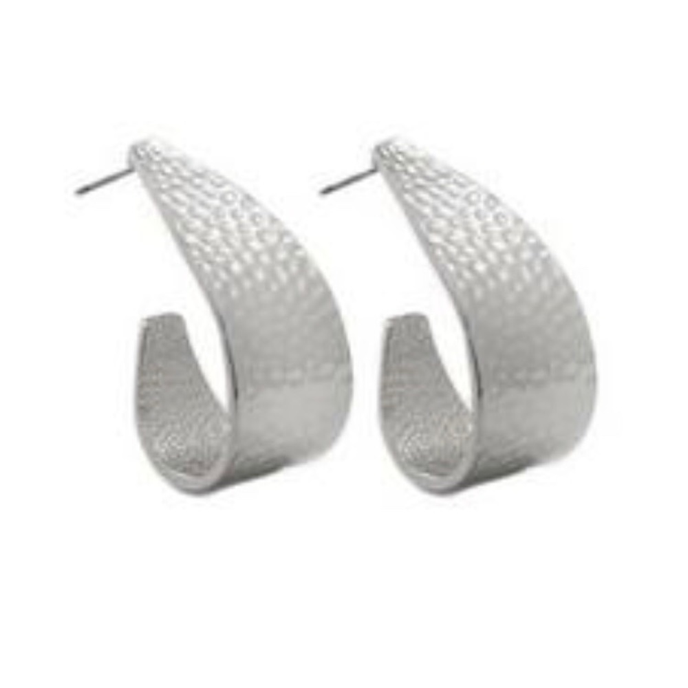J Hoop Earrings